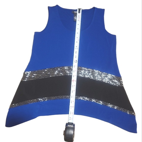 Alfani Sleeveless Sequins Detail Blouse Top Size Small - Picture 8 of 8